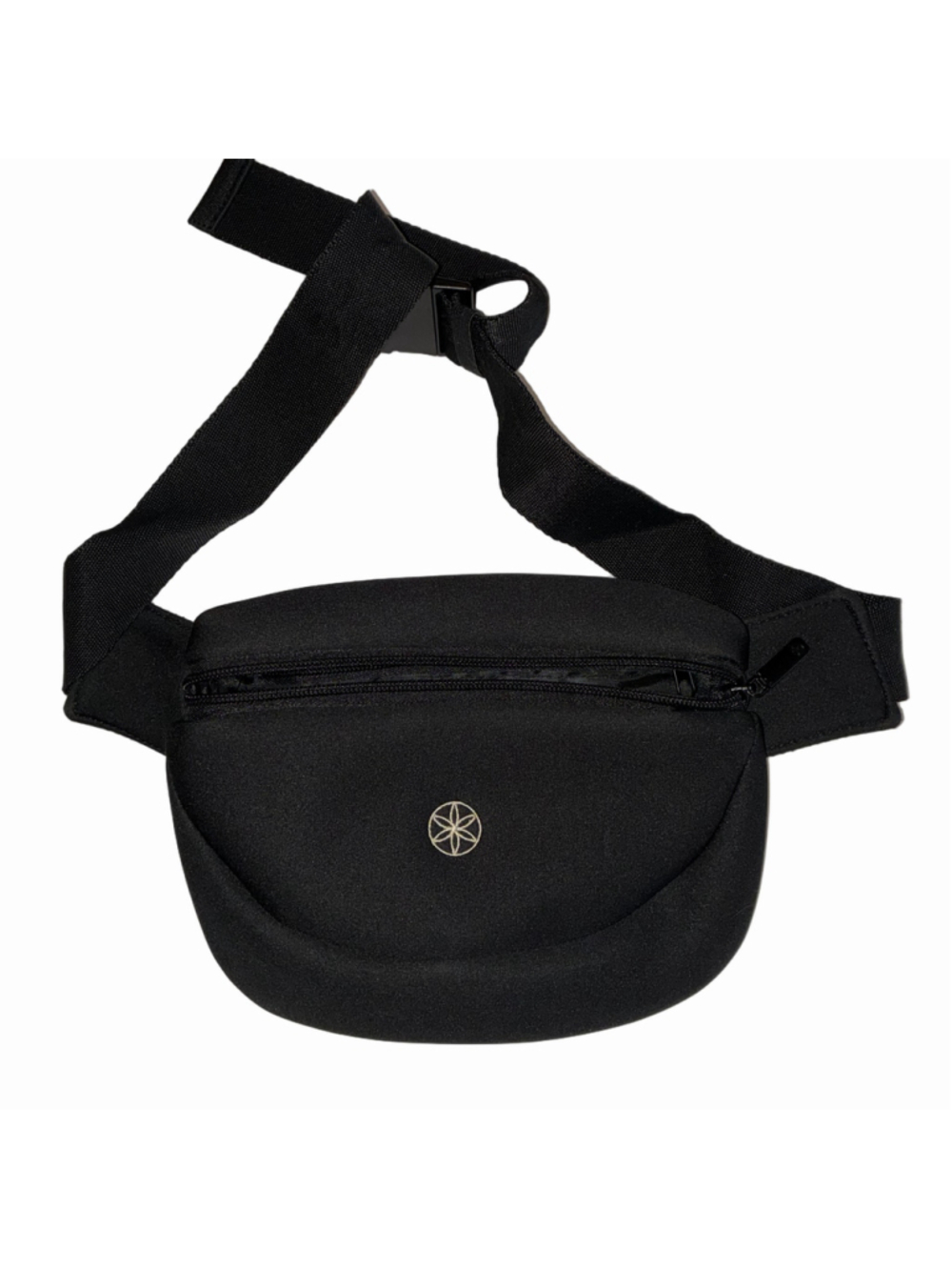 Women's Gaiam Neoprene Black Crossbody Belt Bag Fanny Pack